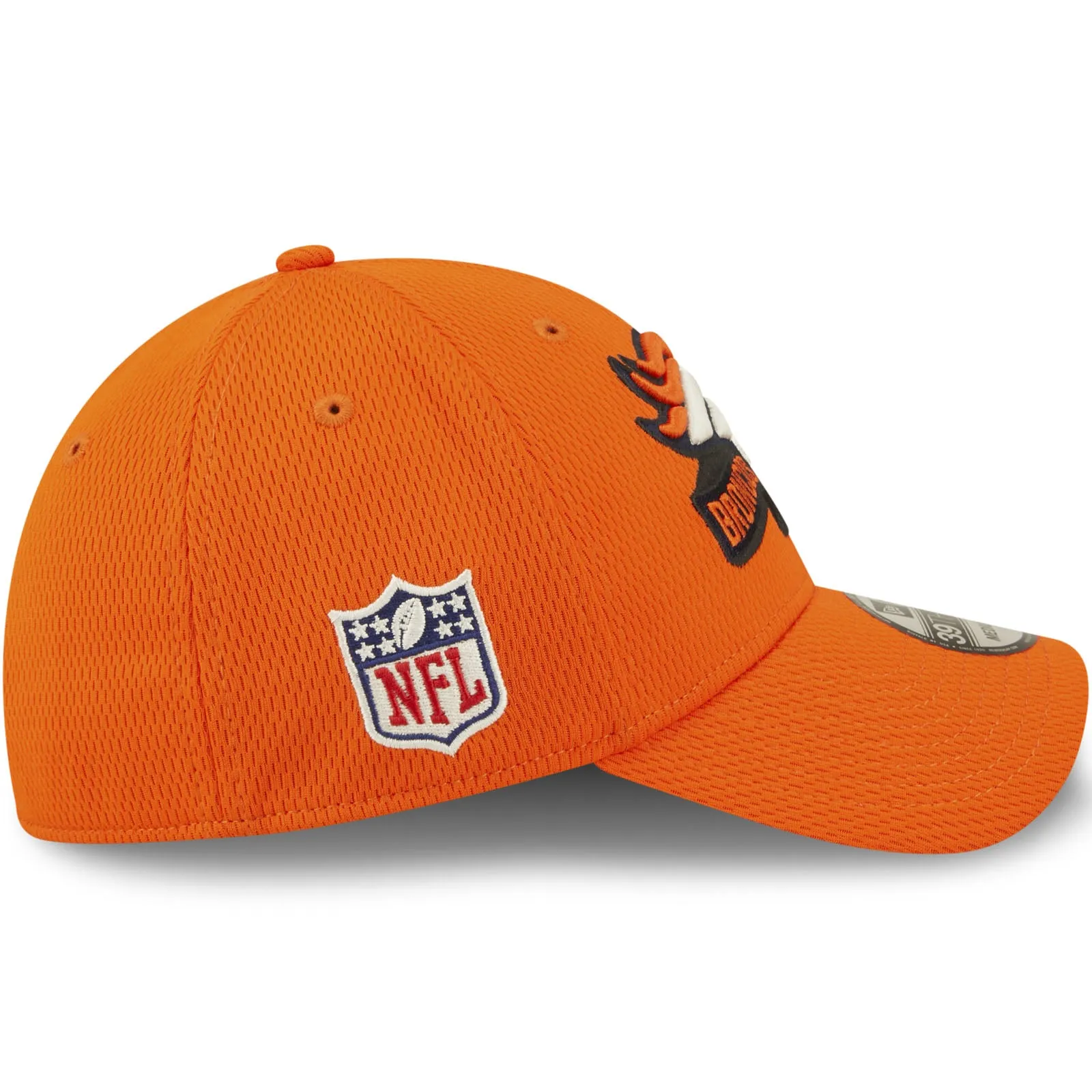 New Era Denver Broncos NFL 39THIRTY Sideline Coach 2022 Baseball Cap Orange