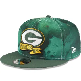 New Era Green Bay Packers NFL 2022 Sideline Ink 9FIFTY Baseball Cap - Green