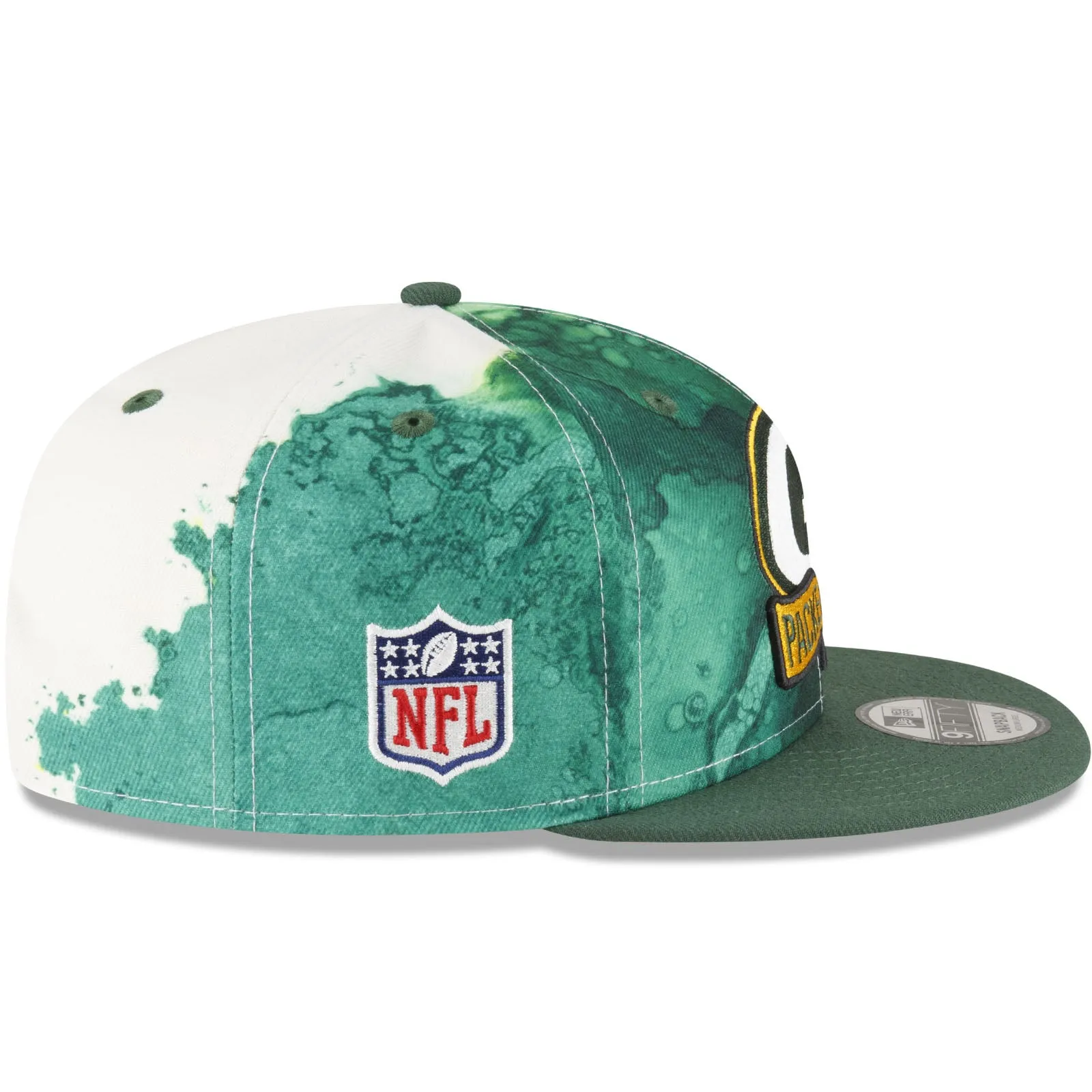 New Era Green Bay Packers NFL 2022 Sideline Ink 9FIFTY Baseball Cap - Green