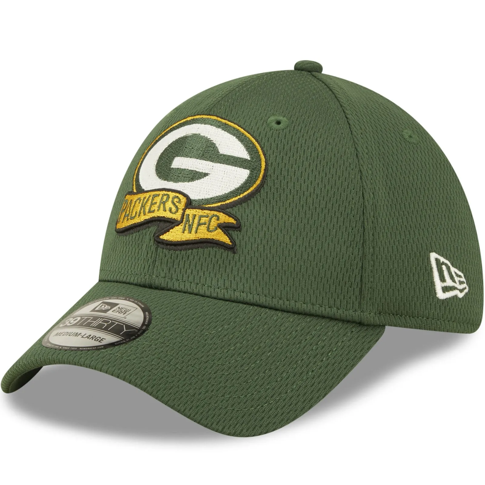 New Era Green Bay Packers NFL 39THIRTY Sideline Coach 2022 Baseball Cap Green