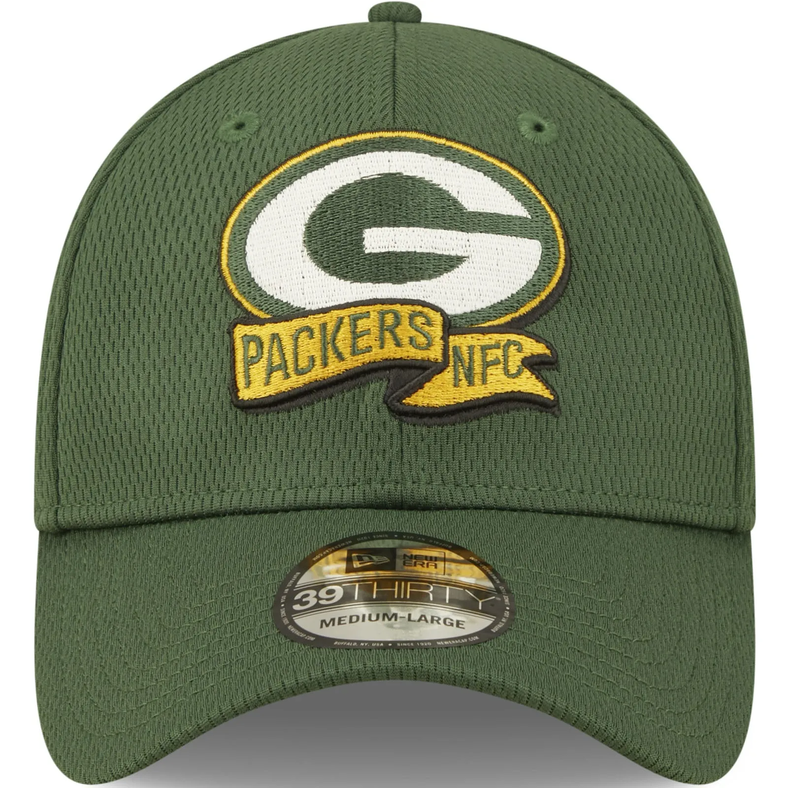 New Era Green Bay Packers NFL 39THIRTY Sideline Coach 2022 Baseball Cap Green