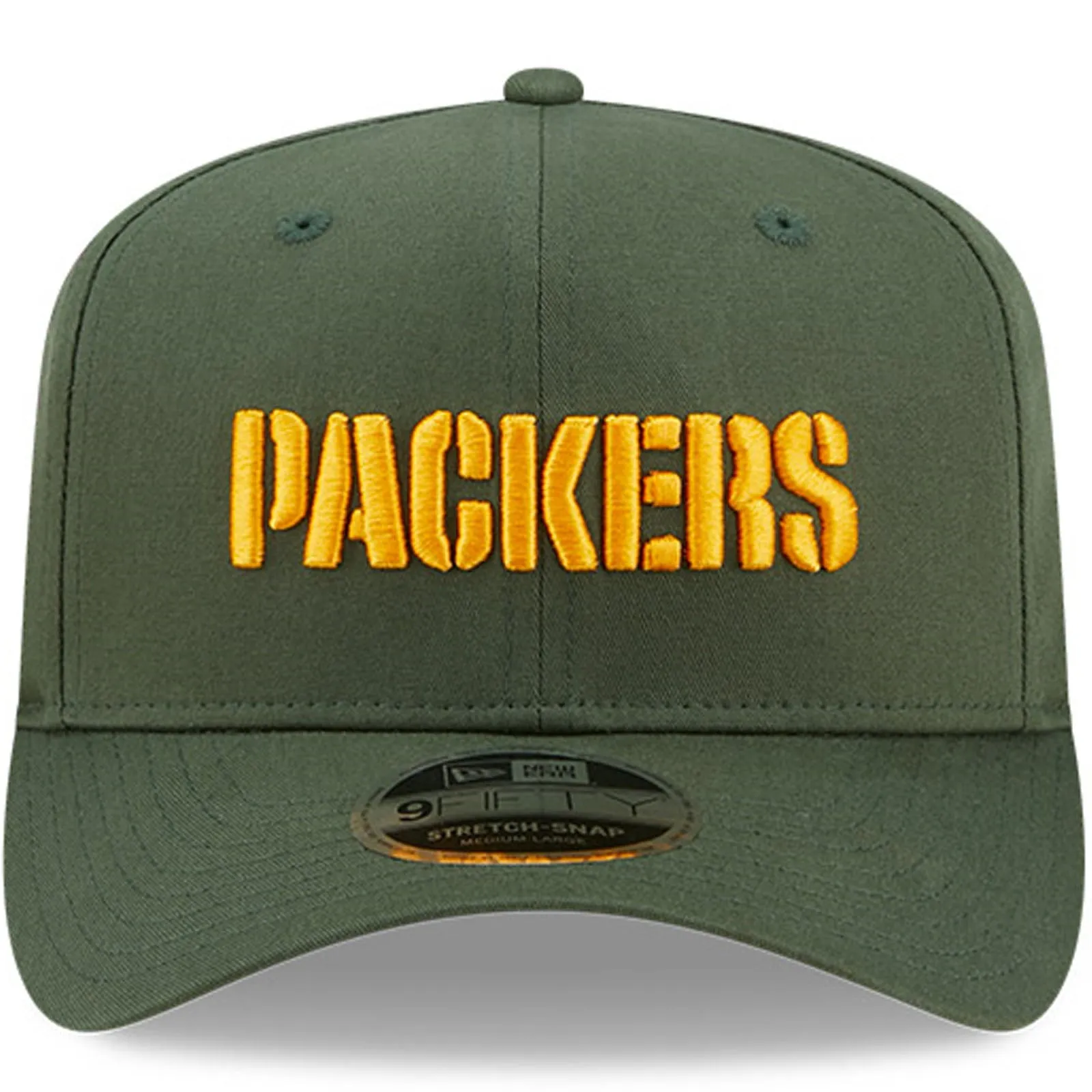 New Era Green Bay Packers NFL 9FIFTY Team Workmark Baseball Cap - Green