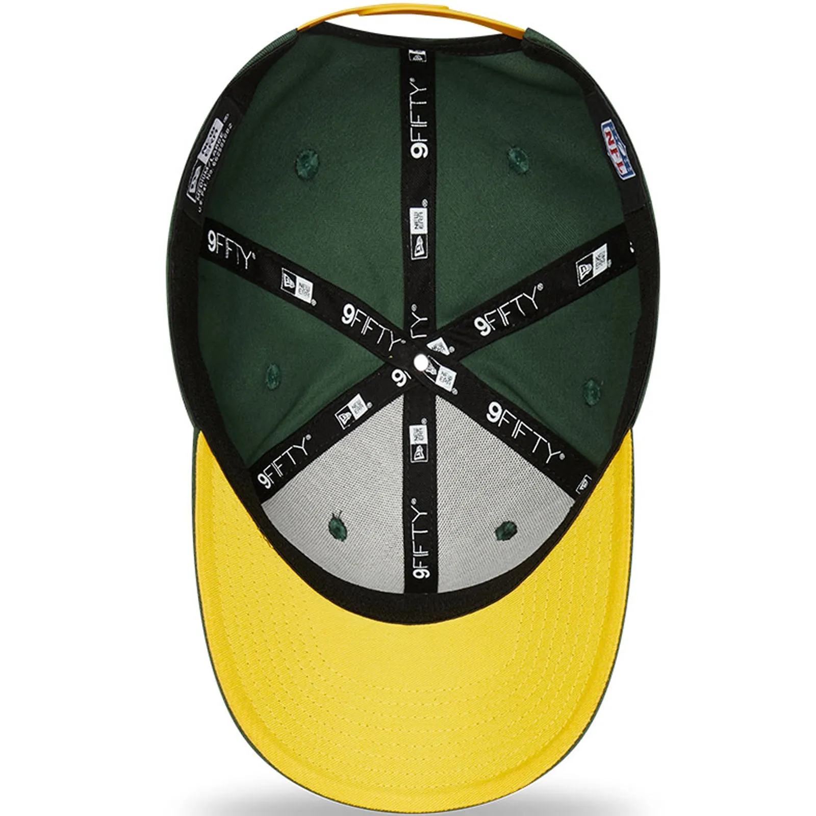 New Era Green Bay Packers NFL 9FIFTY Team Workmark Baseball Cap - Green