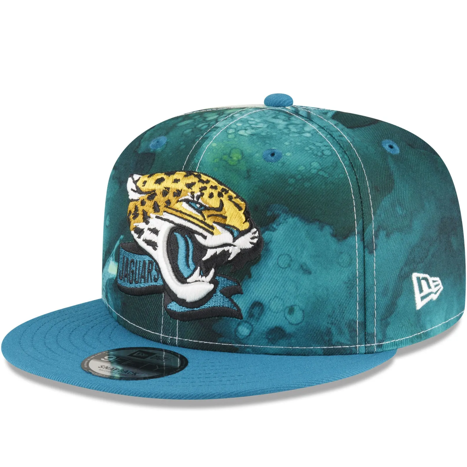 New Era Jacksonville Jaguars NFL 2022 Sideline Ink 9FIFTY Baseball Cap - Green