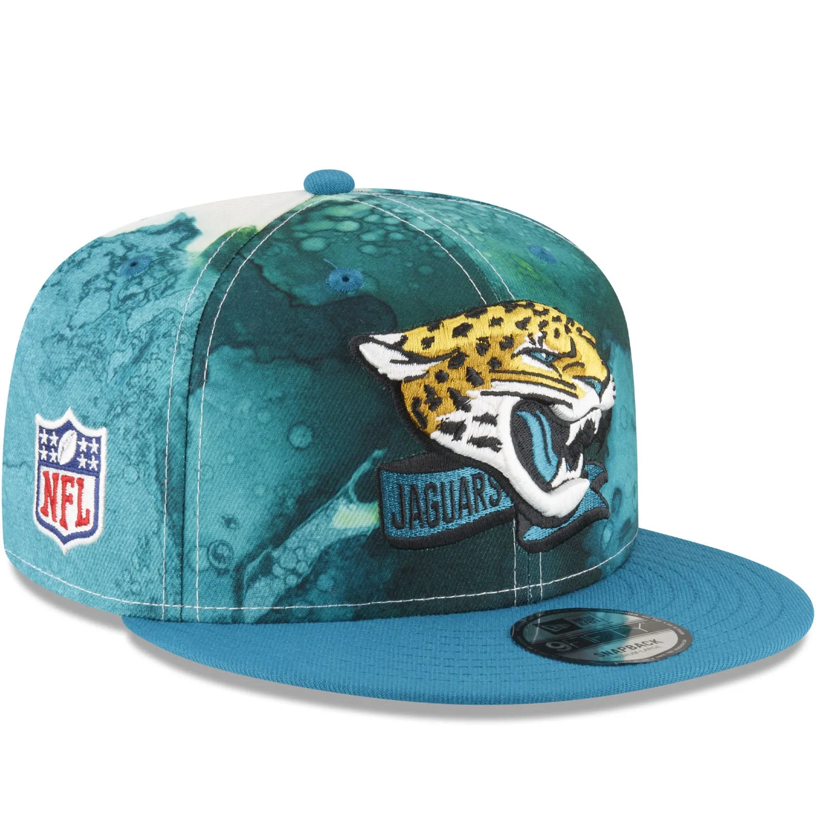 New Era Jacksonville Jaguars NFL 2022 Sideline Ink 9FIFTY Baseball Cap - Green