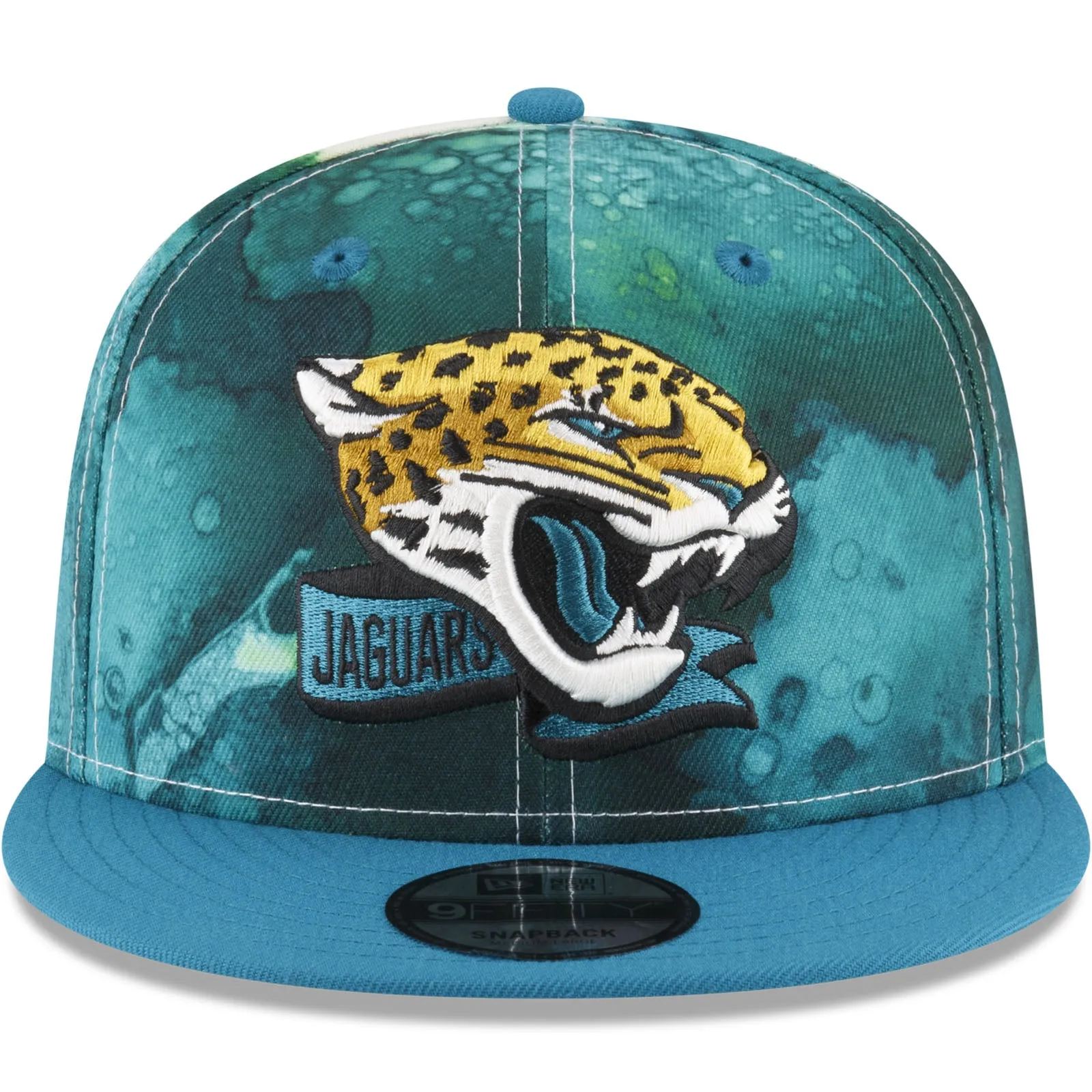 New Era Jacksonville Jaguars NFL 2022 Sideline Ink 9FIFTY Baseball Cap - Green