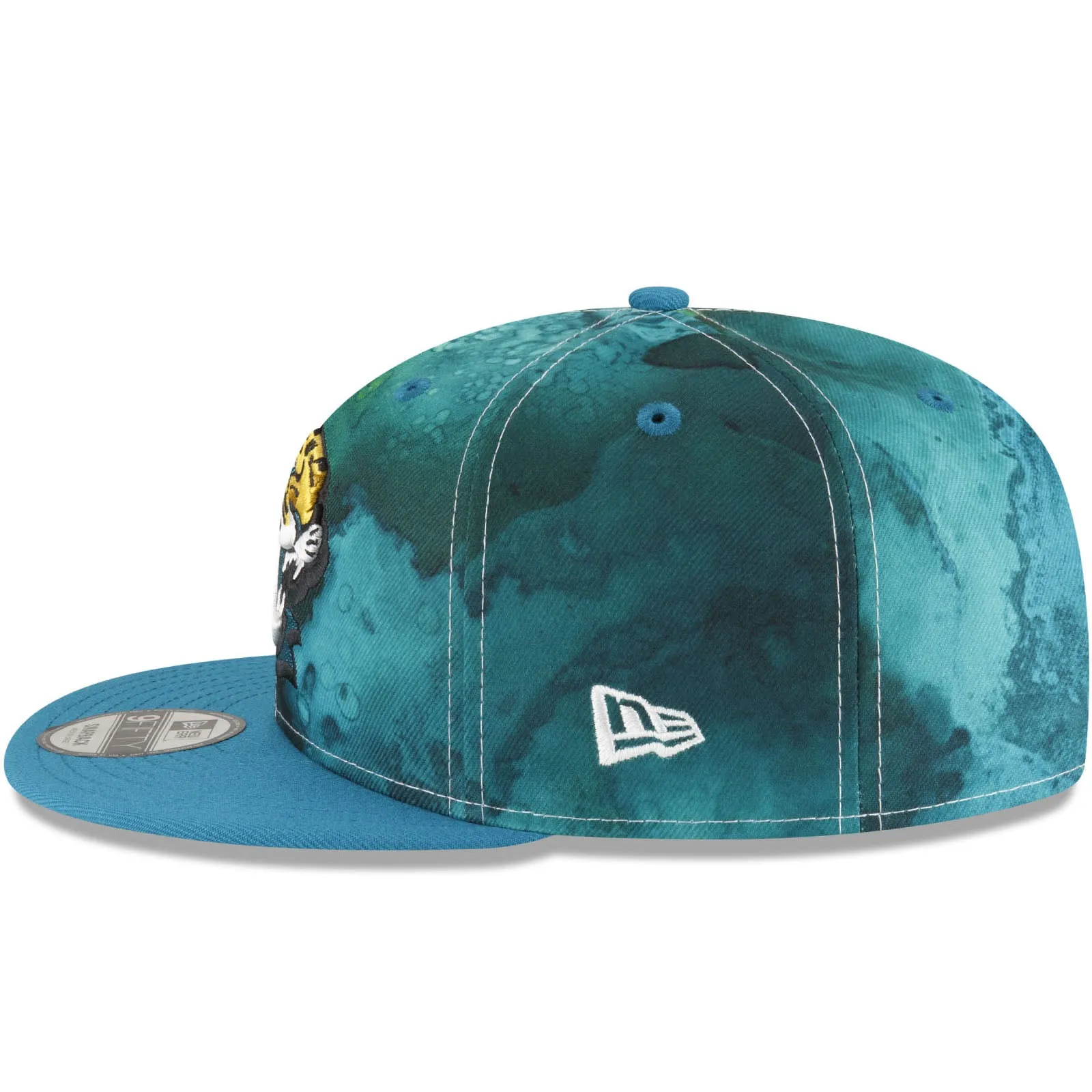 New Era Jacksonville Jaguars NFL 2022 Sideline Ink 9FIFTY Baseball Cap - Green