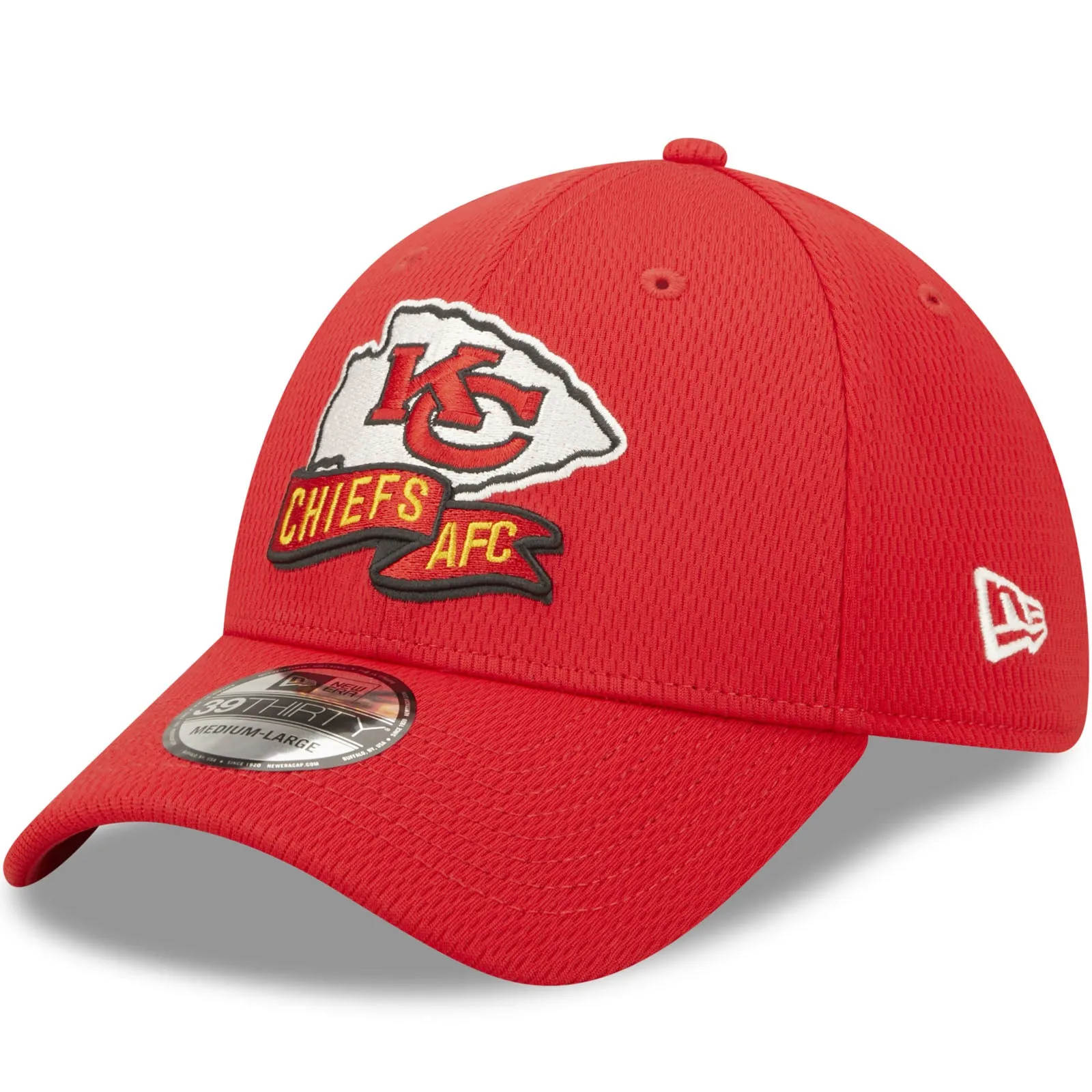 New Era Kansas City Chiefs NFL 39THIRTY Sideline Coach 2022 Baseball Cap Red