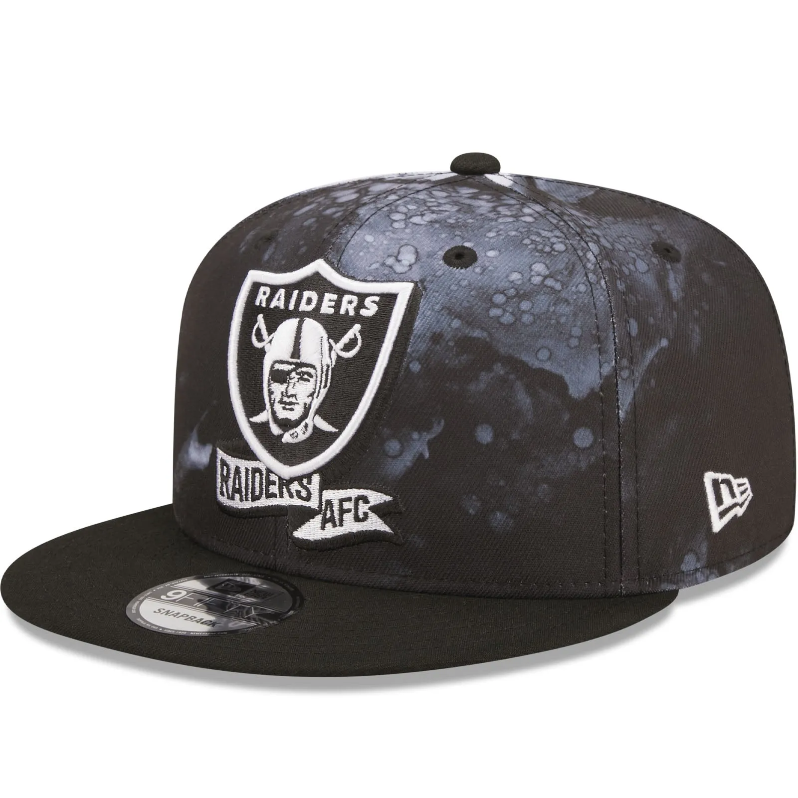 New Era Las Vegas Raiders NFL 9FIFTY 2022 Sideline Ink Baseball Cap Black