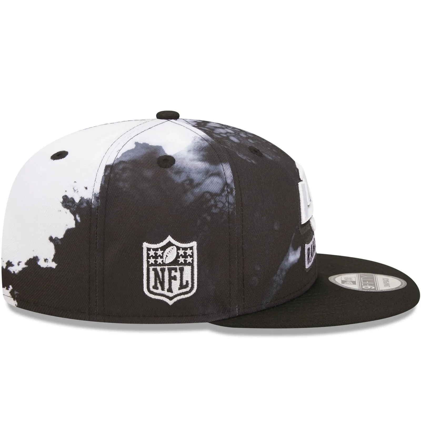 New Era Los Angeles Rams NFL 9FIFTY 2022 Sideline Ink Baseball Cap Black