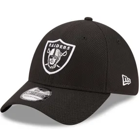 New Era Mens Las Vegas Raiders NFL 39THIRTY Diamond Era Baseball Cap - Black