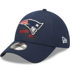 New Era New England Patriots NFL 39THIRTY Sideline Coach 2022 Baseball Cap Navy