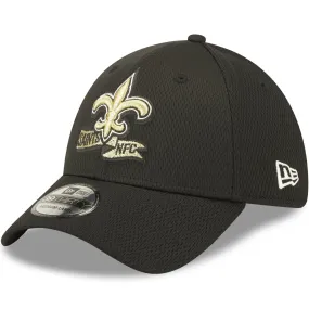 New Era New Orleans Saints NFL 39THIRTY Sideline Coach 2022 Baseball Cap Black