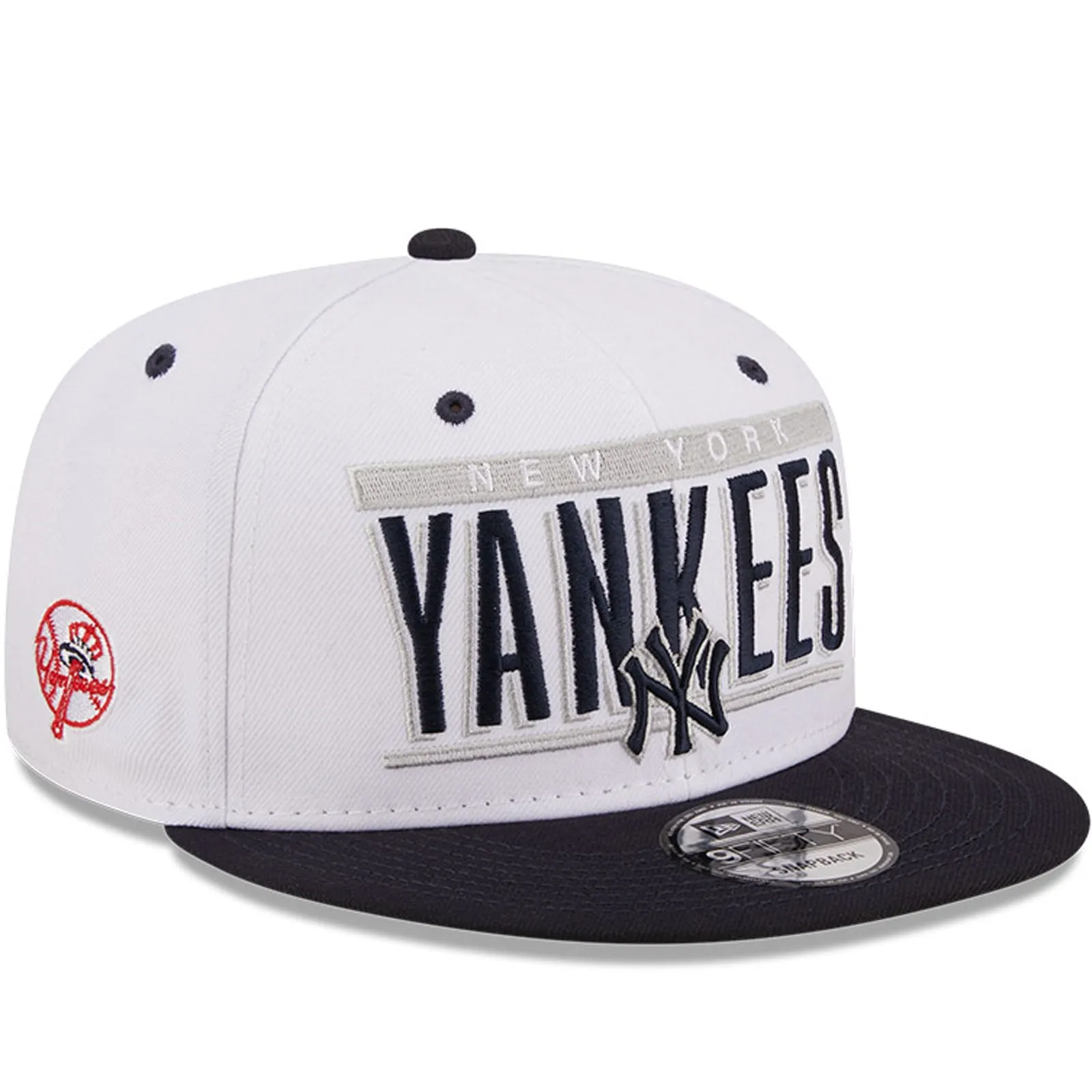 New Era New York Yankees 9FIFTY MLB Retro Title Baseball Cap - White