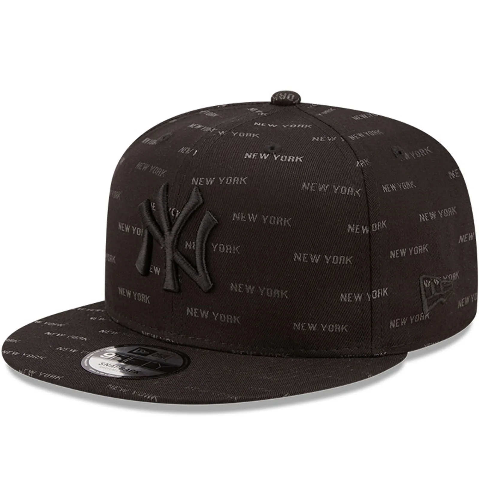 New Era New York Yankees MLB 9FIFTY Monogram AOP Baseball Cap - Black