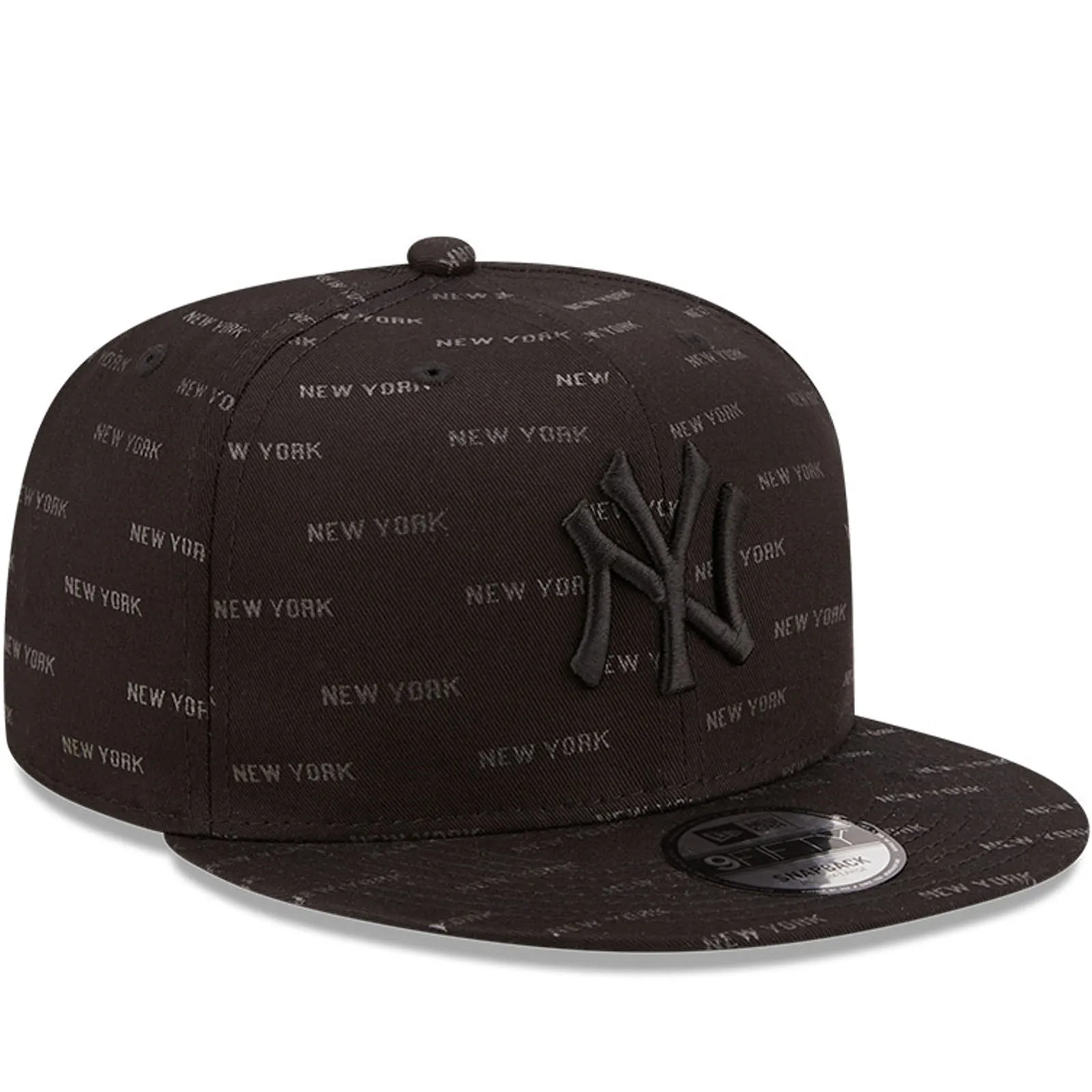 New Era New York Yankees MLB 9FIFTY Monogram AOP Baseball Cap - Black