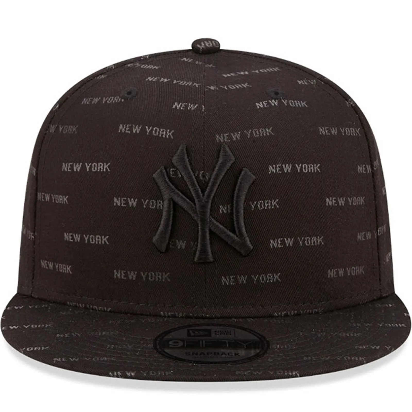 New Era New York Yankees MLB 9FIFTY Monogram AOP Baseball Cap - Black