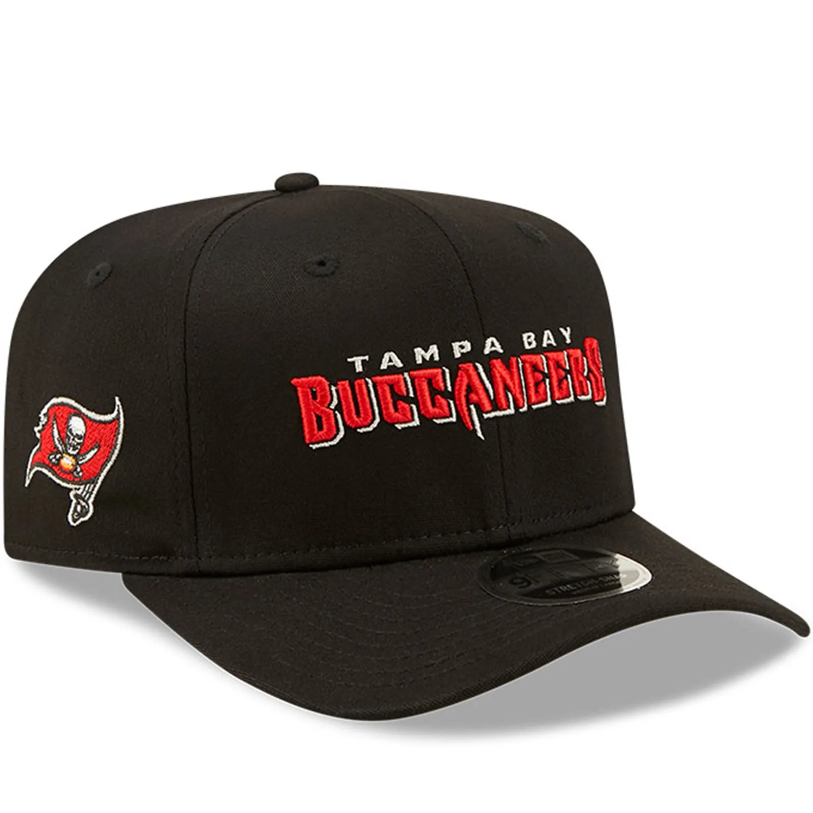 New Era Tampa Bay Buccaneers NFL 9FIFTY Team Workmark Baseball Cap - Black