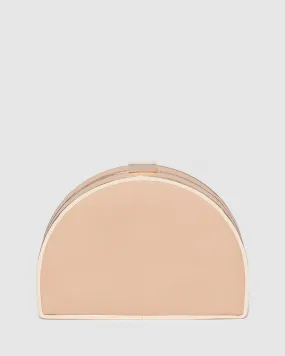 Nude Elena Clutch Bag