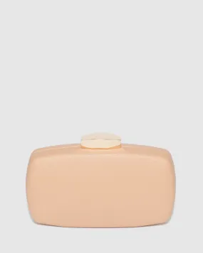 Nude Samara Hardcase Clutch Bag