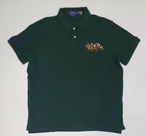 Nwt Polo Ralph Lauren Pine Triple Pony  #3 in Navy Custom Slim Fit Polo