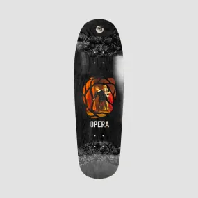 Opera Back Stage Ex7 Slick Shield Skateboard Deck Black - 10