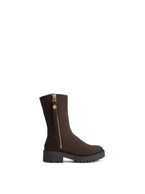 Paris chocolate Quarter-Length Boots