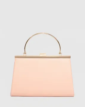 Pink Renske Frame Clutch Bag