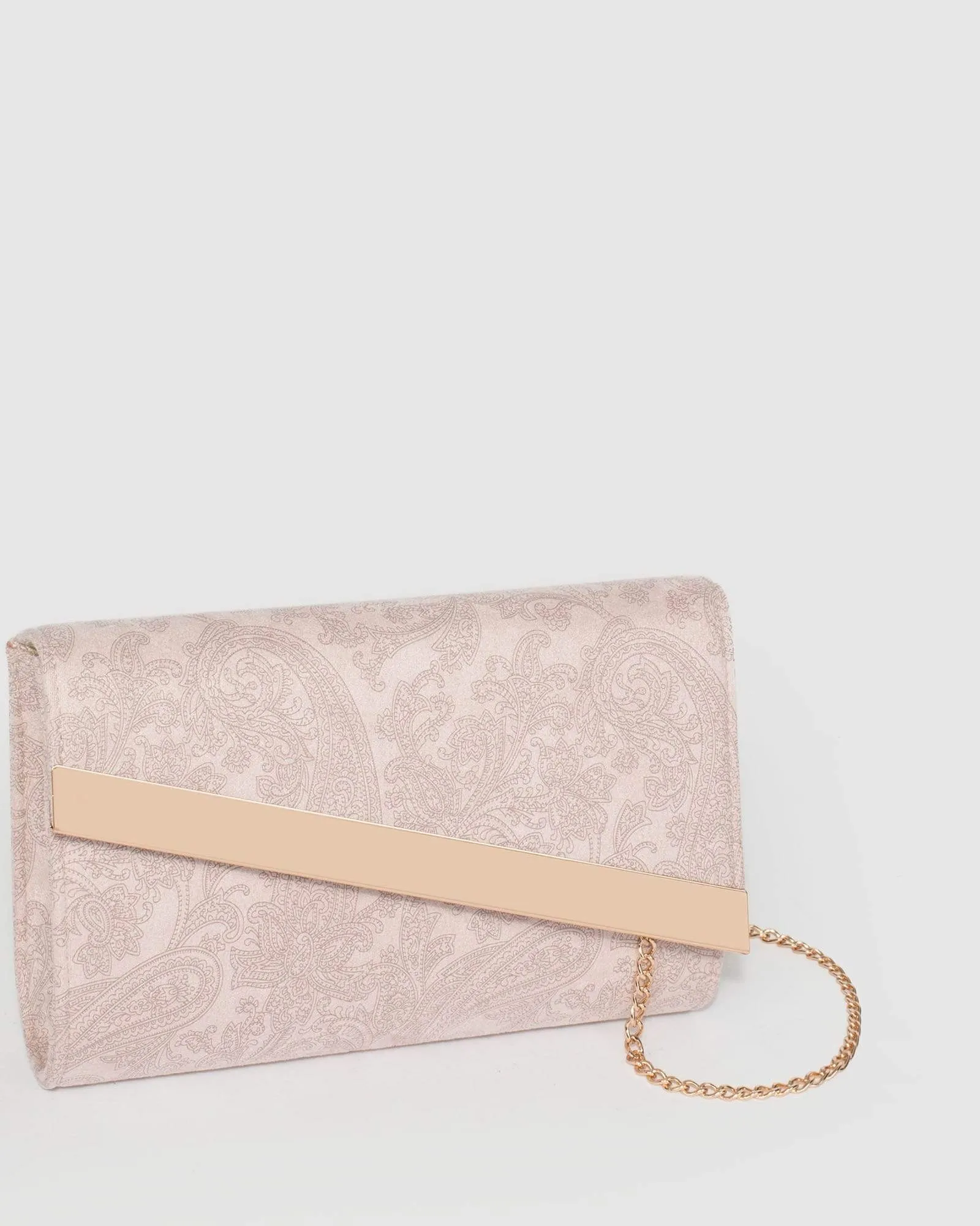 Pink Tessa Diag Clutch Bag