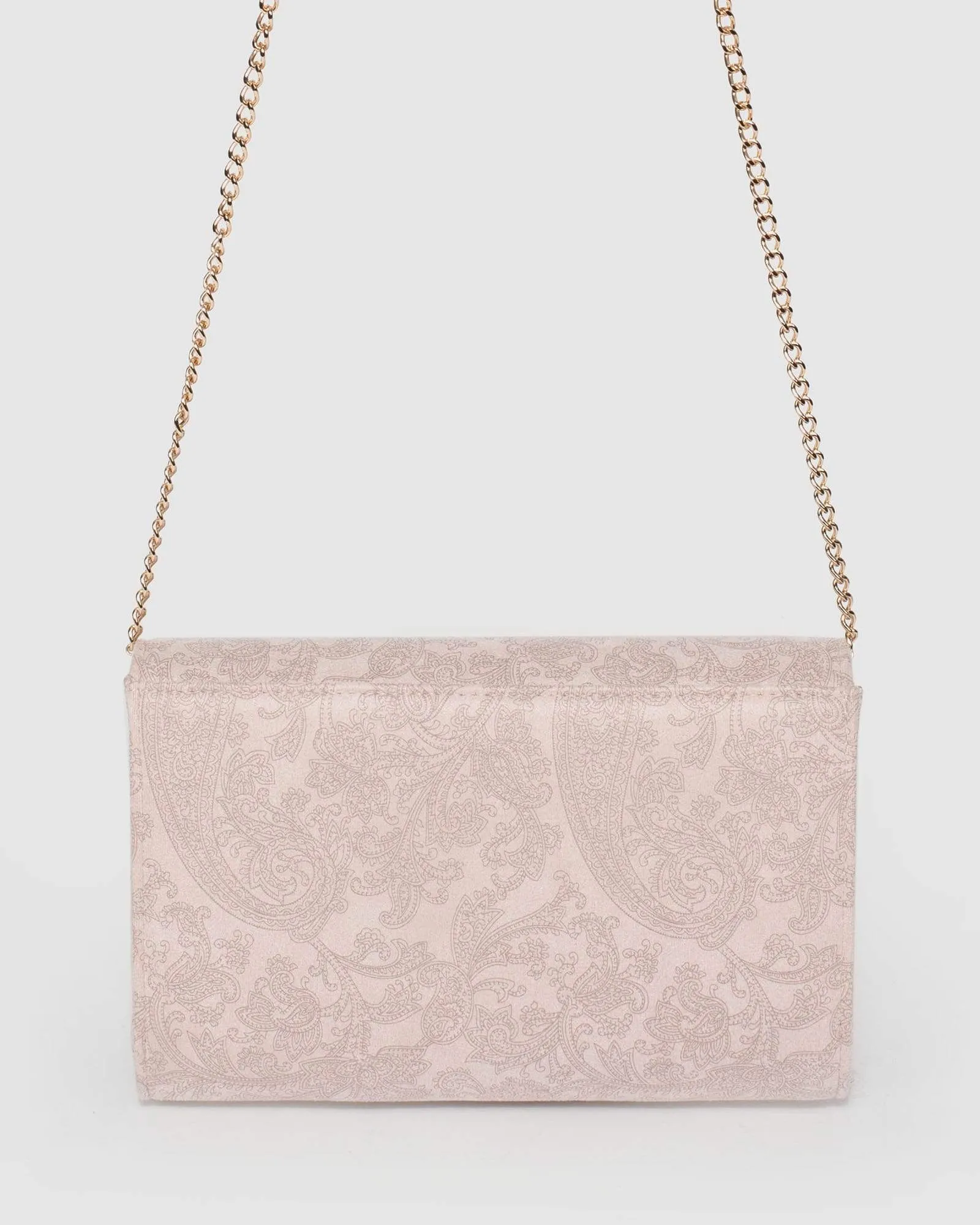 Pink Tessa Diag Clutch Bag