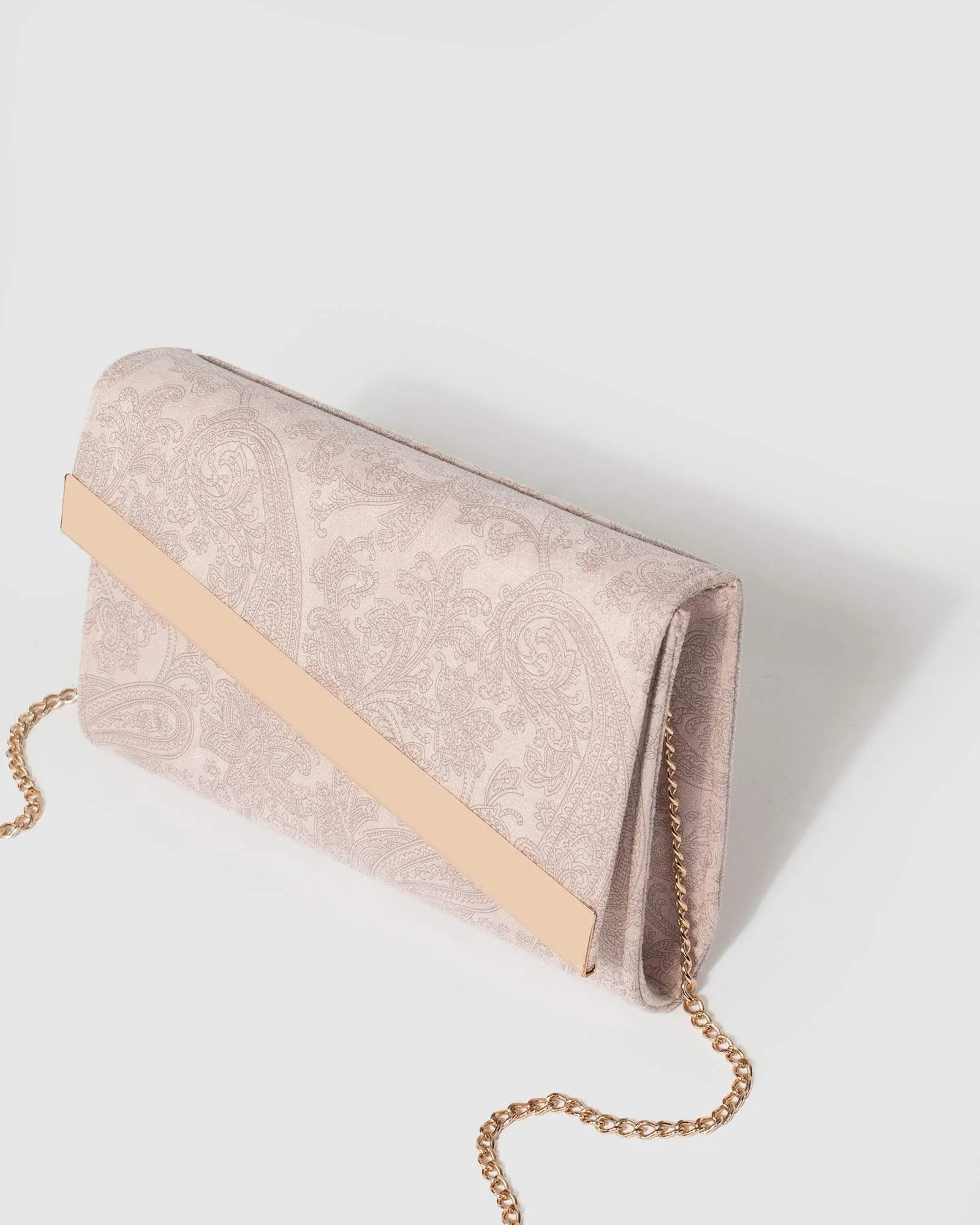 Pink Tessa Diag Clutch Bag