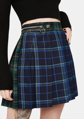 Plaid Gwen Pleated Skirt-