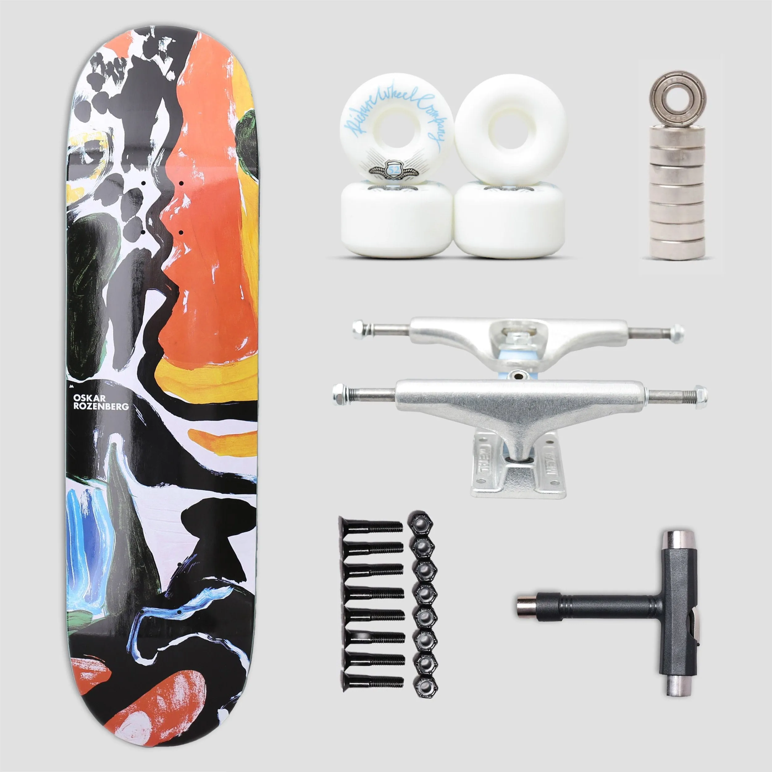 Polar 8.0 Oski Facescape Skateboard Complete Pack With Tool