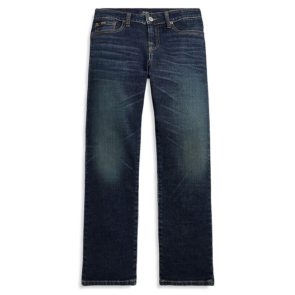 Polo Ralph Lauren Boy's Hampton Straight Stretch Jeans