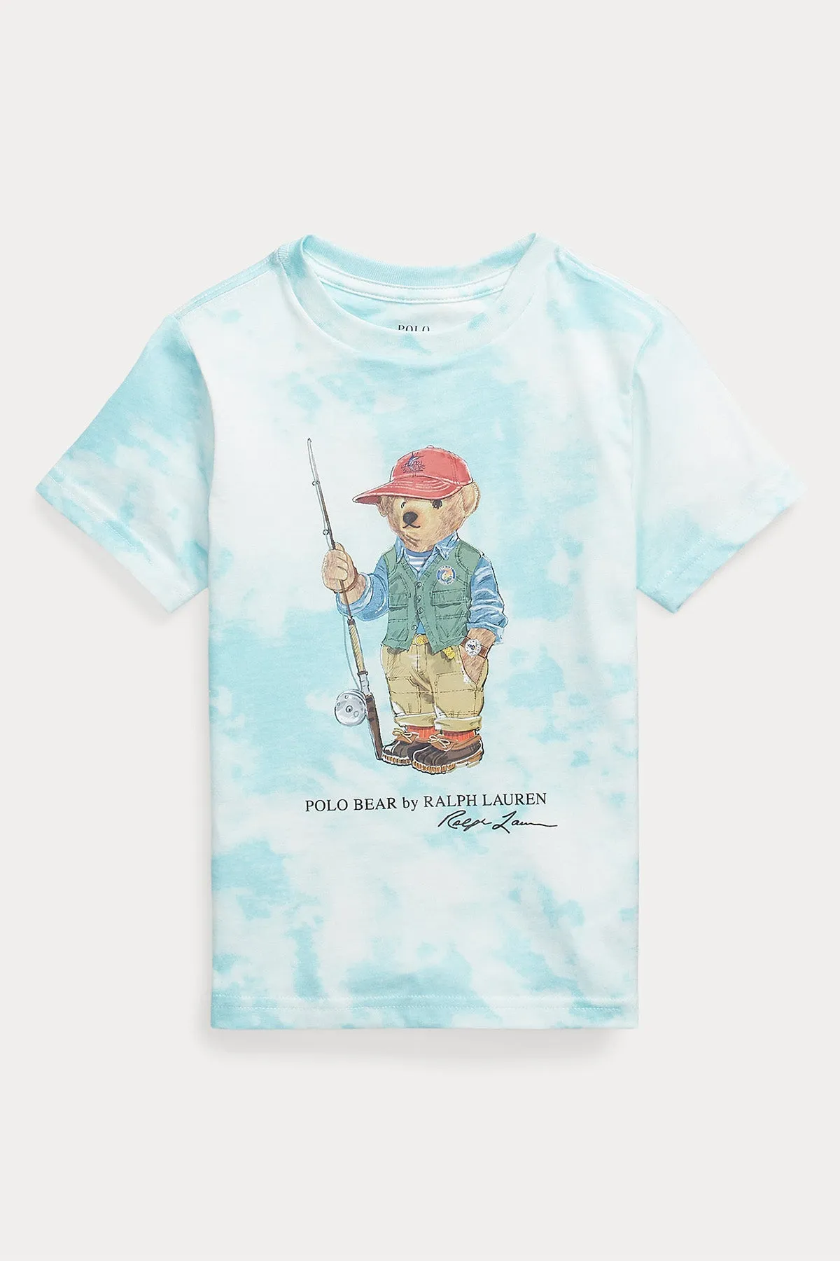 Polo Ralph Lauren Kids 2-4 Ya Erkek ocuk Polo Bear Batik T-shirt