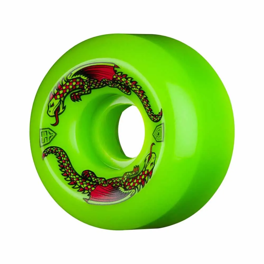 Powell Dragon Formula 93A Skateboard Wheels Dragons Green 53mm x 33mm