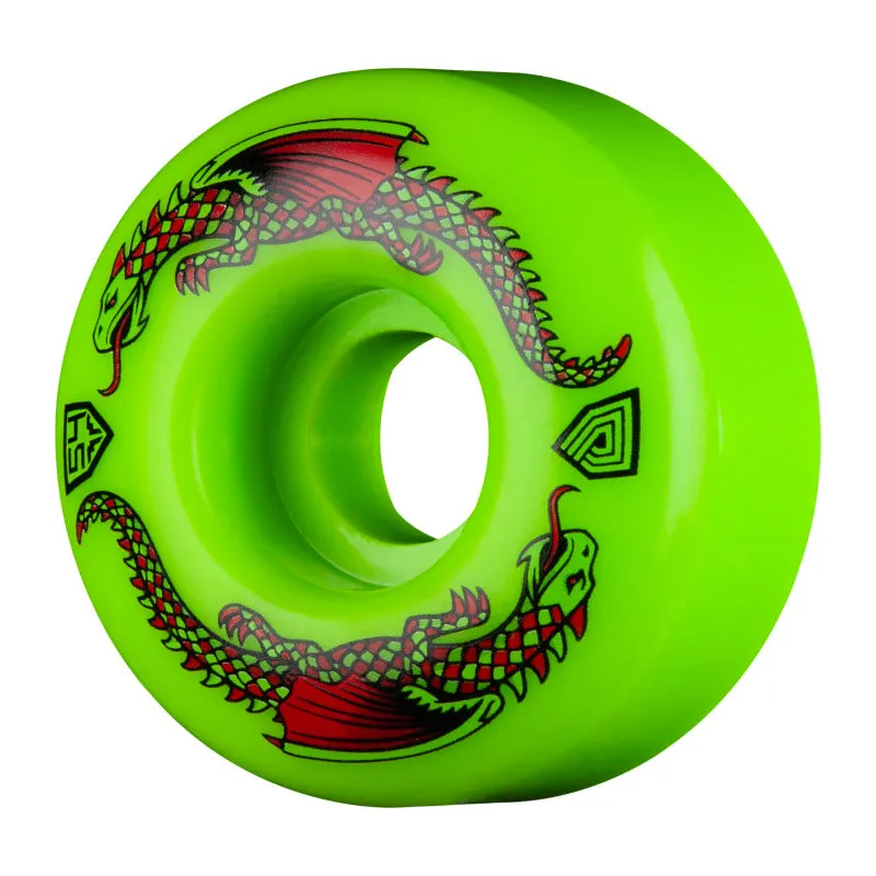 Powell Dragon Formula 93A Skateboard Wheels Dragons Green 54mm x 34mm