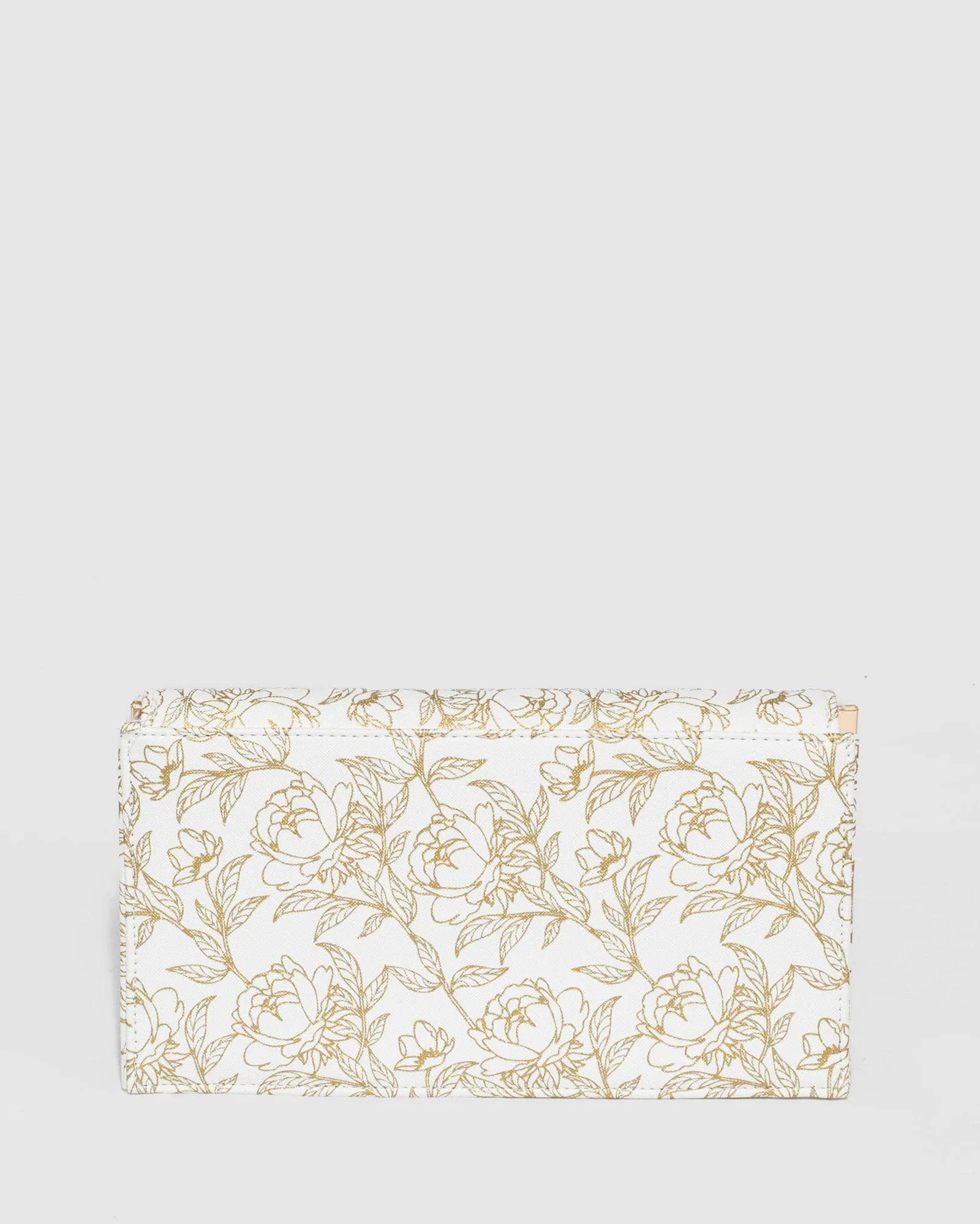 Print Jessie Diag Bar Clutch Bag