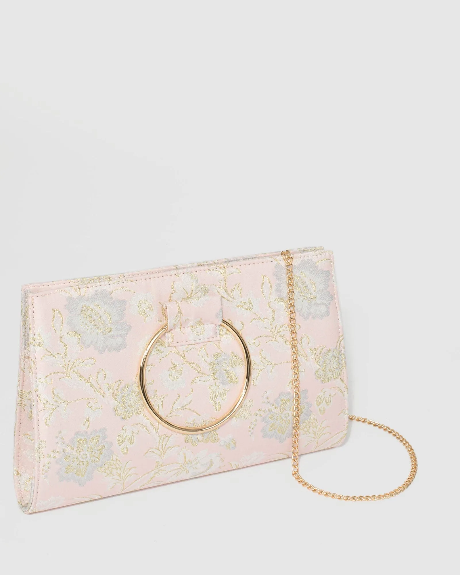 Print Maggie Ring Clutch Bag