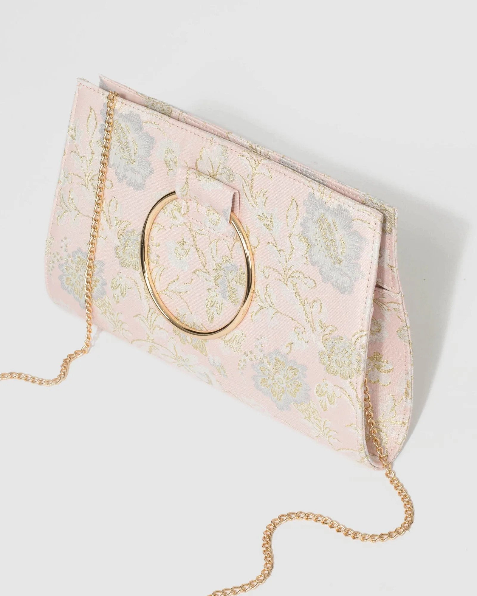 Print Maggie Ring Clutch Bag