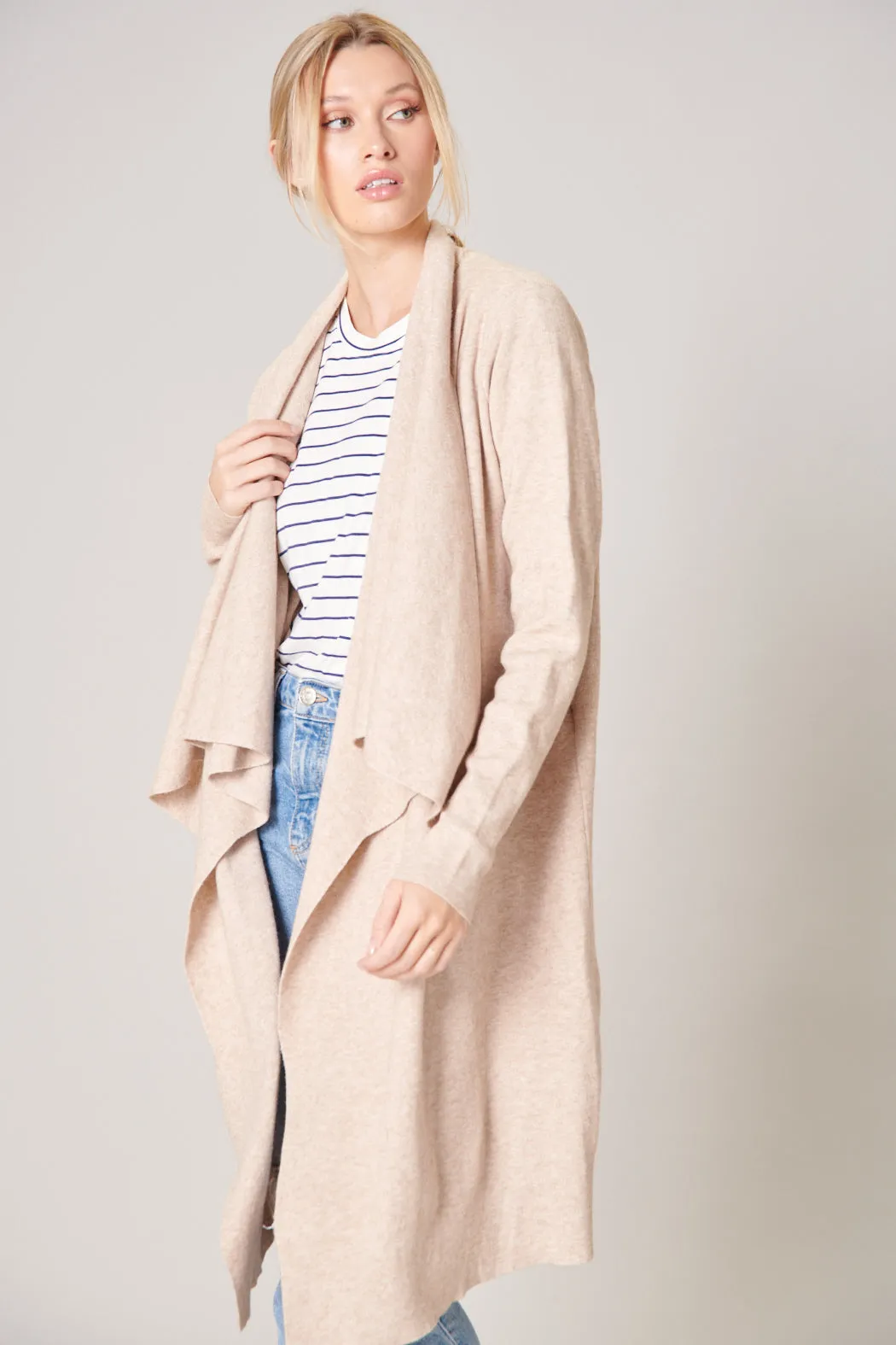 Ravyn Drape Neck Cardigan