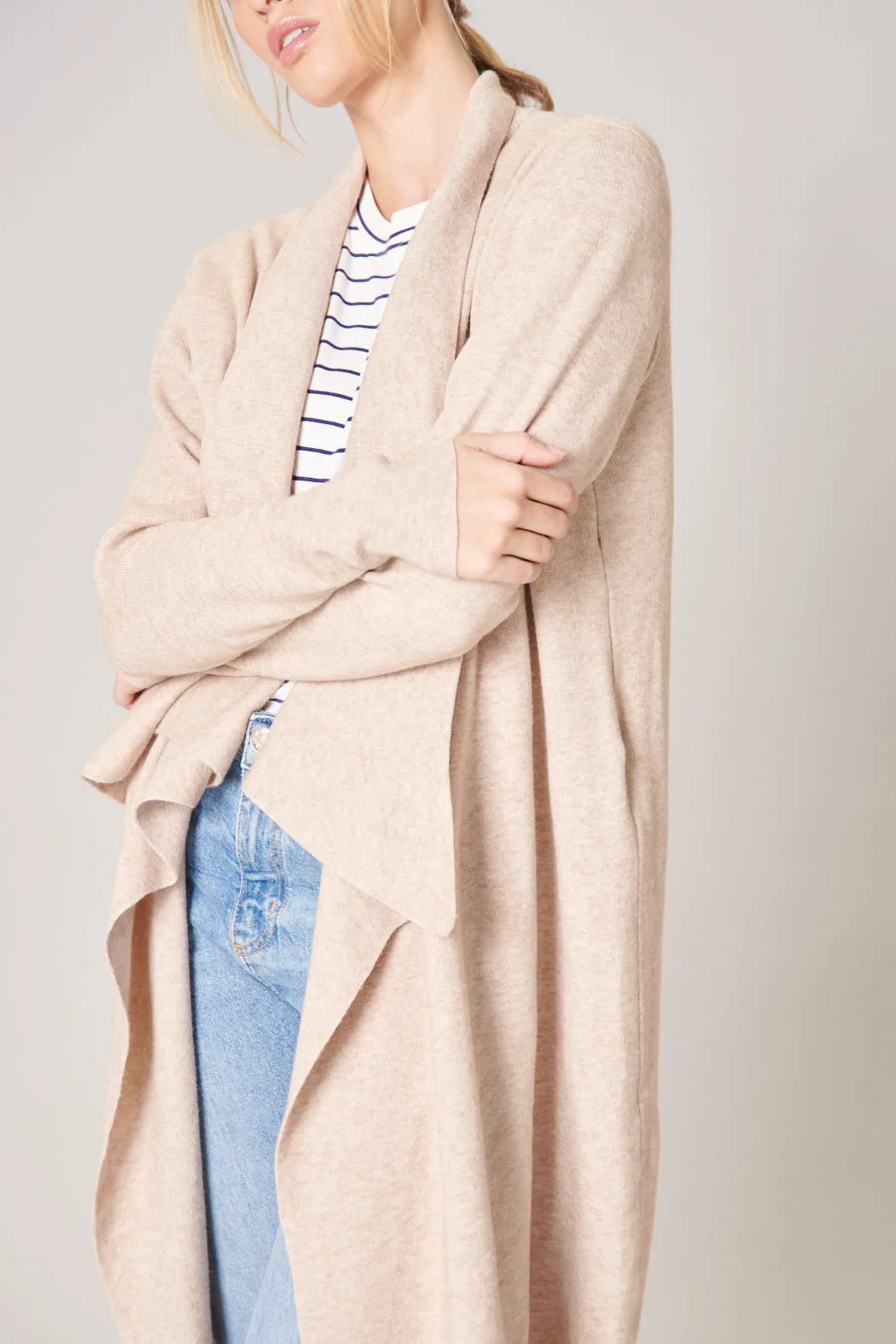 Ravyn Drape Neck Cardigan