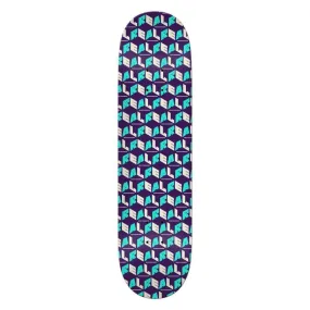 Real Skateboard Deck Pricepoint City Blocks Purple 7.75