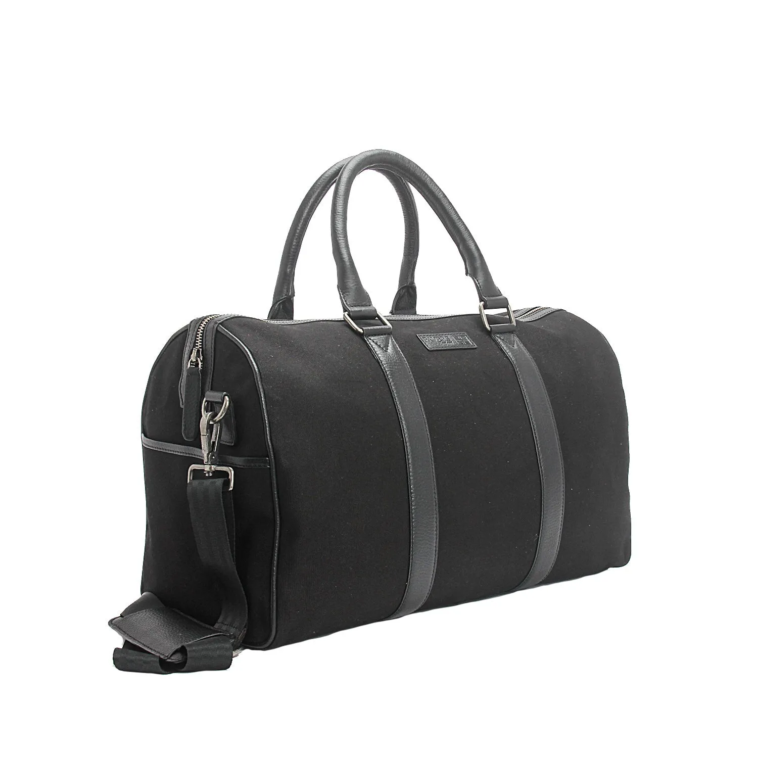 Reggie Black Large Duffle Bag