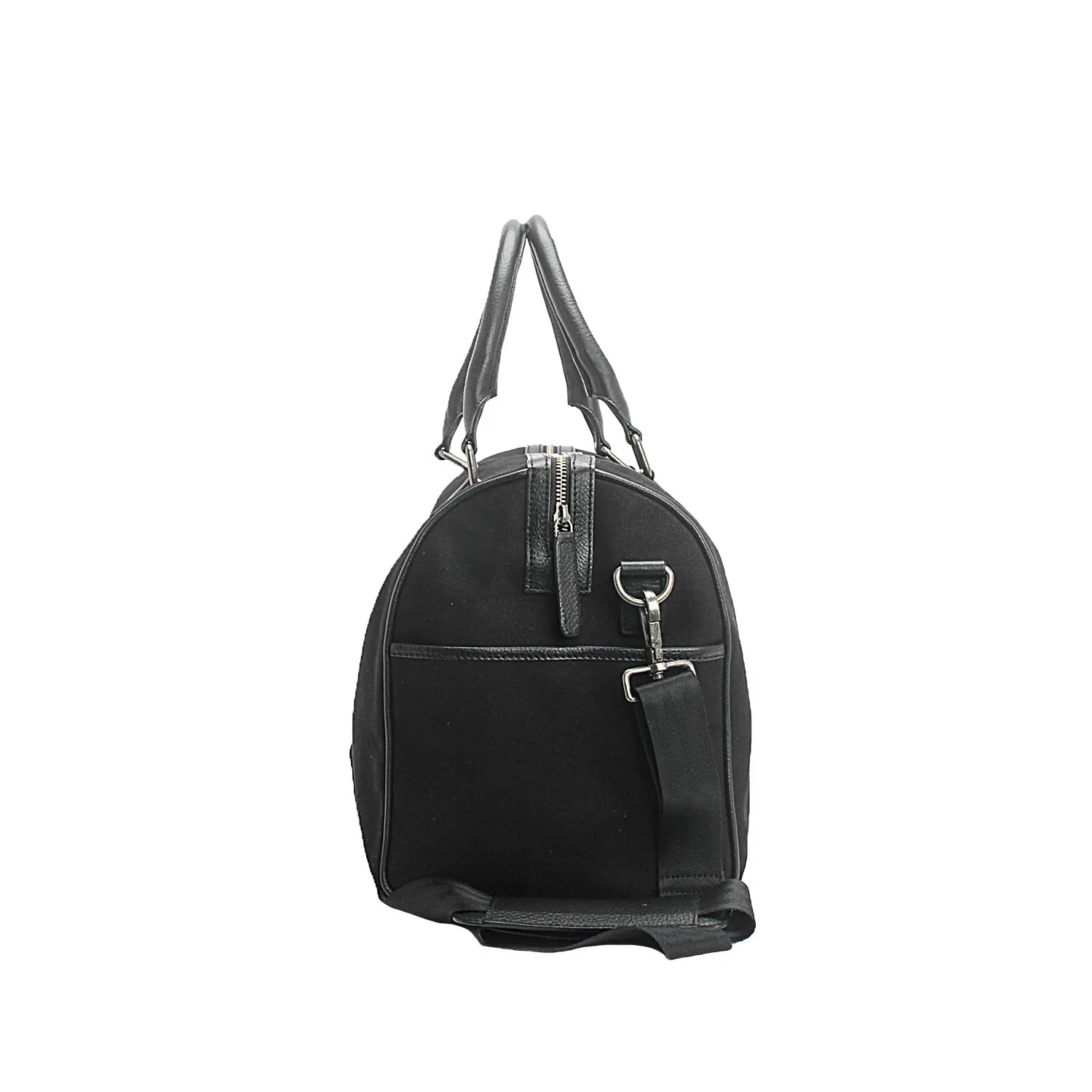 Reggie Black Large Duffle Bag