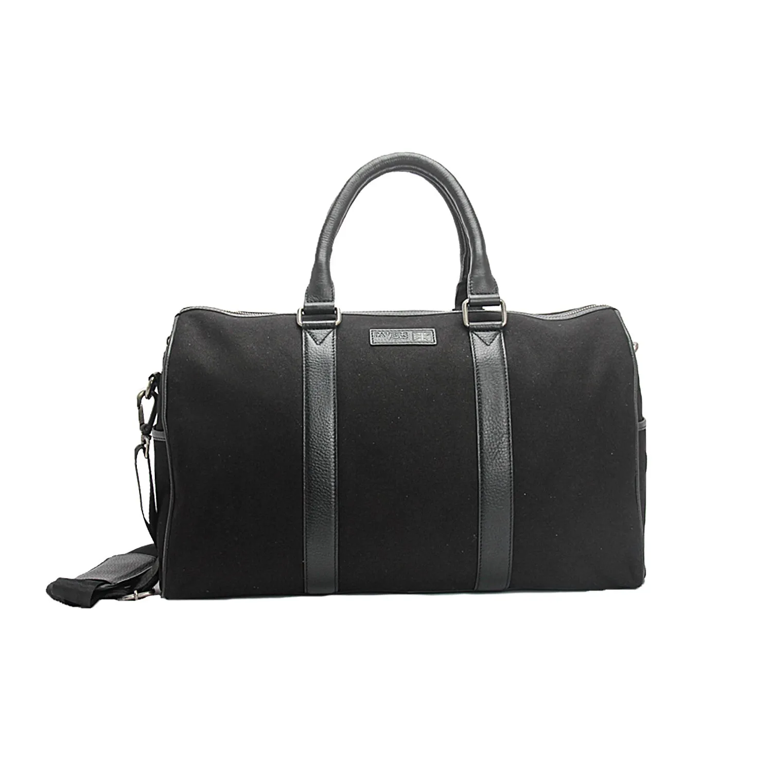 Reggie Black Large Duffle Bag