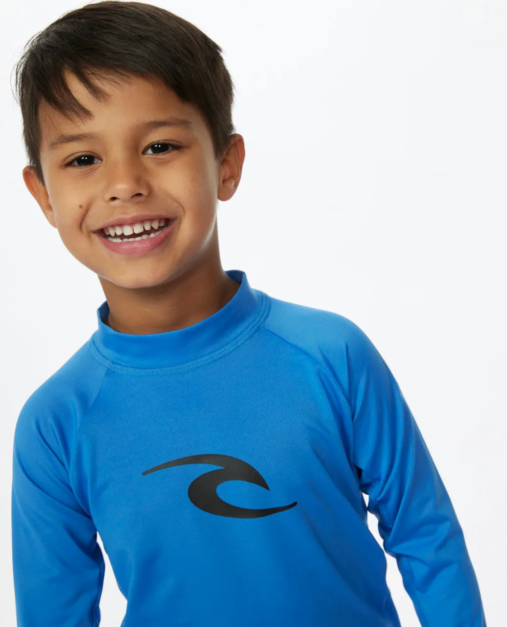 Rip Curl Kids Brand Wave Long Sleeve UV Protect Rash Vest