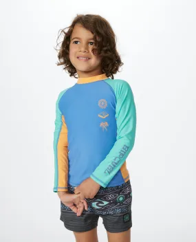 Rip Curl Kids Mystic Waves Long Sleeve Rash Vest