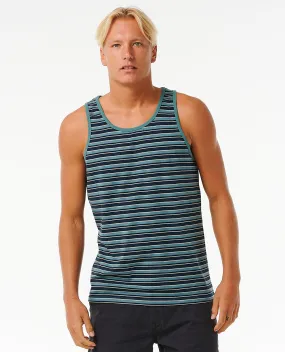 Rip Curl Mens Salt Water Culture Flower Lines Tank Vest - Dark Navy