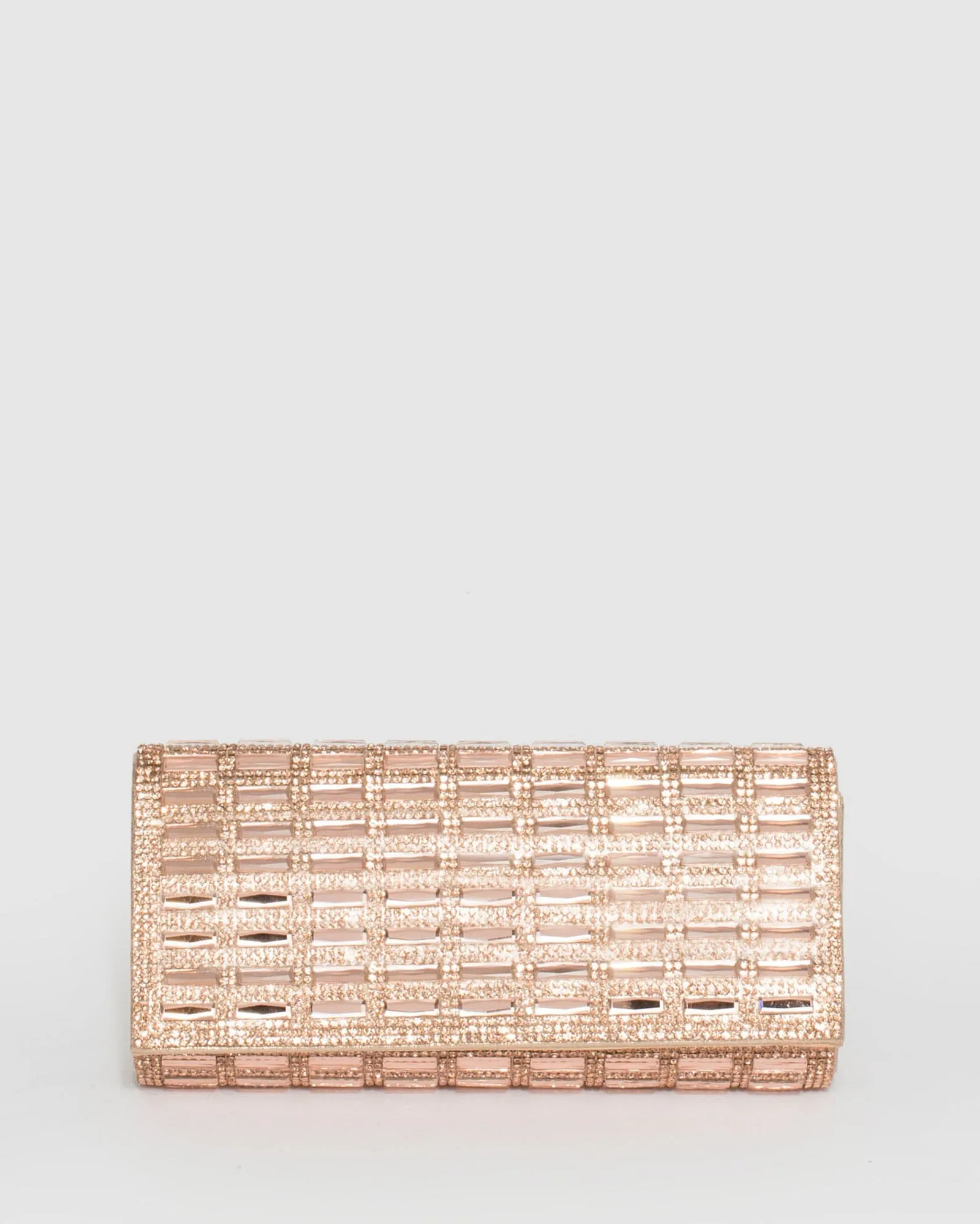 Rose Gold Desiree Clutch Bag